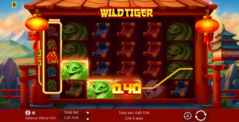 Wild Tiger slot. 